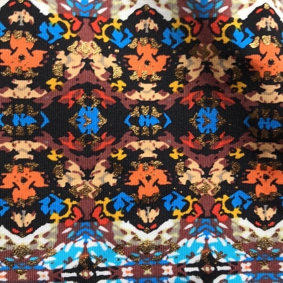 Miraclesuit Aztec Metallic Print Tankni Top Size 14 New - Picture 4 of 10